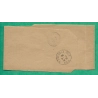 N°108 PAIRE BLANC BANDE DE JOURNAL REVUE DE PROVENCE MARSEILLE POUR TADOUSSE USSAU BASSES PYRENEES 1909 COVER FRANCE