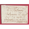 MARQUE 77 LACAUNE TARN 1804 FRANCHISE LE DIRECTEUR DE LA POSTE AUX LETTRES POUR AGDE HERAULT LETTRE COVER