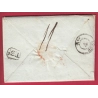MARQUE P41P YSSENGEAUX HAUTE LOIRE 1804 PP ENCADRE POUR PARIS INDICE 14 LETTRE COVER