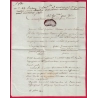 MARQUE P41P YSSENGEAUX HAUTE LOIRE 1804 PP ENCADRE POUR PARIS INDICE 14 LETTRE COVER