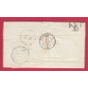 N°22 GC YSSENGEAUX HAUTE LOIRE BOITE RURALE B LAPTE POUR MONTFAUCON LETTRE COVER