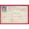 N°60 GC 2429 MONTAUBAN TARN ET GARONNE GRIFFE LE CABINET DU PREFET POUR PARIS LETTRE COVER