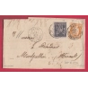 N°38 + 89 MIXTE SAGE CERES PARIS PL DE LA BOURSE POUR MONTPELLIER HERAULT LETTRE COVER