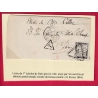 TAXE N°18 TYPE DUVAL PARIS ECOLE DE MEDECINE TRIANGLE CRENELE BUREAU CENTRAL 1884 POUR PARIS LETTRE COVER