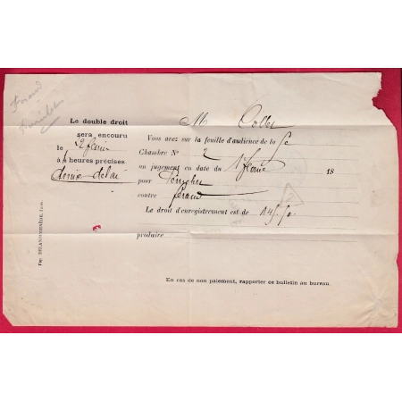 TAXE N°18 TYPE DUVAL PARIS ECOLE DE MEDECINE TRIANGLE CRENELE BUREAU CENTRAL 1884 POUR PARIS LETTRE COVER