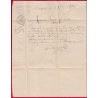 TAXE N°33 LETTRE NON AFFRANCHIE  CONVOYEUR LIGNE ST DIE LUNEVILLE MEURTHE ET MOSELLE DETAXE MENTION SERVICE AU DOS