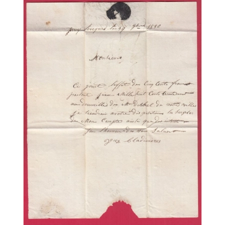 CURSIVE 44 PUY L'EVEQUE LOT CAD TYPE 12 FUMEL LOT ET GARONNE 1830 POUR AGEN  LETTRE COVER