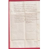 CURSIVE 62 LE VERNET LA VARENNE PUY DE DOME BOITE RURALE C LA FAURIE DECIME RURAL POUR PARIS 1842 LETTRE COVER