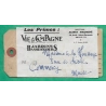 N°362 x3 + 369 x3 MIXTE SEMEUSE PAIX ETIQUETTE DE COLIS RECOMMANDE OPR ARGENTEUIL POUR COMMERCY MEUSE 1939 COVER FRANCE