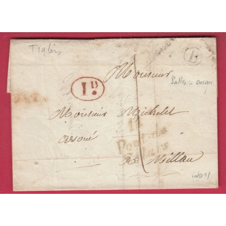 CURSIVE 11 PONT DE SALARS BOITE RURALE B SALLES CURAN AVEYRON DECIME RURAL TAXE LOCALE 1 POUR MILLAU LETTRE COVER