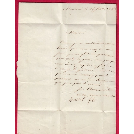 CAD TYPE 13 PUY L'EVEQUE LOT BOITE RURALE C MAUROUX  LETTRE COVER