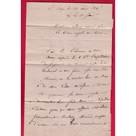 CURSIVE 62 ST GERMAIN CAD TYPE 12 ISSOIRE DECIME RURAL BRASSAC PUY DE DOME POUR RIOM TYPE 11  LETTRE COVER