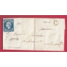 N°14 PC 1882 MARINGUES PUY DE DOME BOITE RURALE C LAVEINE POUR CLERMONT FERRAND LETTRE COVER