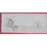 N°22 GC 163 ARLANC PUY DE DOME BOITE RURALE F BEURRIERES POUR LYON LETTRE COVER