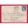 N°60 CAD TYPE 17 AMBERT PUY DE DOME POUR MARAT LETTRE COVER