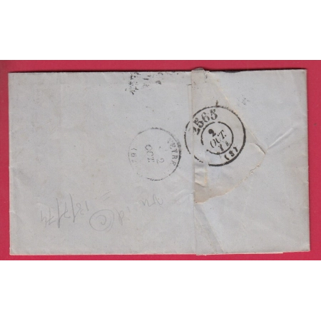 N°60 GC 2223 MARINGUES PUY DE DOME BOITE RURALE C JOZE POUR PLAUZAT BUREAU PASSE 2565 MOULINS ALLIER LETTRE COVER