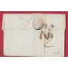 MARQUE P64P OLERON BASSES PYRENEES TAXE 4 RELAS ESPAGNE ZARAGOZA 1817 LETTRE COVER