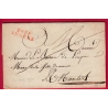 MARQUE P47P ANGERS MAINE ET LOIRE CACHET ARRIVE SPECIAL A NANTES LOIRE INFERIEURE 1810 LETTRE COVER