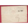 MARQUE P47P ANGERS MAINE ET LOIRE CACHET ARRIVE SPECIAL A NANTES LOIRE INFERIEURE 1810 LETTRE COVER