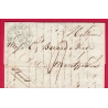CAD TYPE 12 EN BLEU ST AFFRIQUE AVEYRON 1831 POUR MONTPELLIER LETTRE COVER
