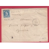 N°22 PC DU GC 1415 ESPALION AVEYRON 1864 POUR STE GENEVIEVE INDICE 13 LETTRE COVER