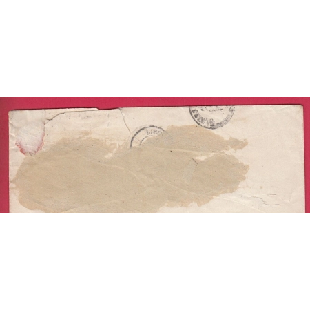N°22 TRES PRECOCE 23 OCTOBRE 1862 PC 2611 QUIMPER FINISTERE POUR LIBOURNE GIRONDE LETTRE COVER