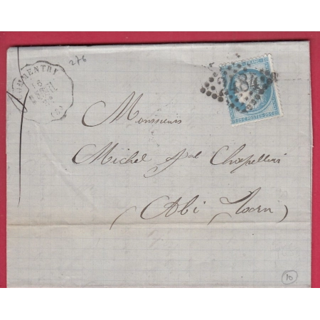 N°60 CONVOYEUR STATION COMMENTRY ALLIER POUR ALBI TARN LETTRE COVER