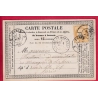 N°55 CAD BUREAU DE PASSE 4201 VIERZON CHR SUR TIMBRE + GARE DE MONTLUCON ALLIER POUR PARIS CARTE PRECURSEUR LETTRE COVER