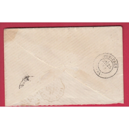 N°60 CONVOYEUR STATION LE PUY EN VELAY HAUTE LOIRE POUR DUNIERES INDICE 14 LETTRE COVER