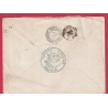 N°60 CONVOYEUR STATION BRIOUDE HAUTE LOIRE POUR VERSAILLES ASSEMBLEE NATIONALE MENTION POIDS VERIFIE LETTRE COVER