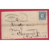 N°60 CONVOYEUR STATION LA RICAMARIE LOIRE POUR CLERMONT FERRAND PUY DE DOME INDICE 14 LETTRE COVER