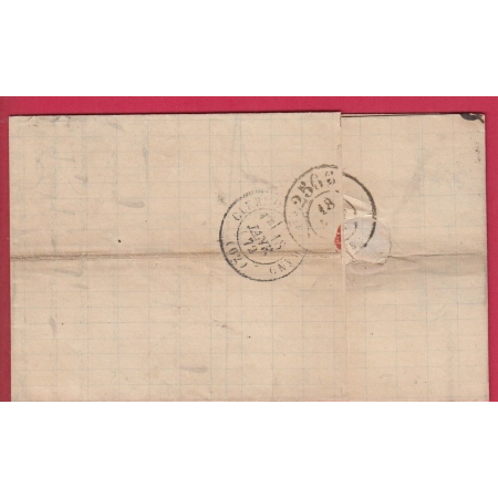 N°60 CONVOYEUR STATION LA RICAMARIE LOIRE POUR CLERMONT FERRAND PUY DE DOME INDICE 14 LETTRE COVER