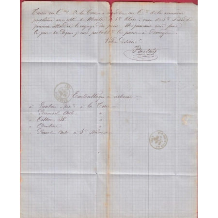N°60 CAD TYPE 16 LA TOUR DU PIN ISERE CAD TYPE 16 POUR BOURGOIN LETTRE COVER