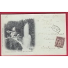 N°88 GARE DE CASTRES TARN BM LA CROUZETTE EN SIDOBRE POUR LALINDE DORDOGNE LETTRE COVER