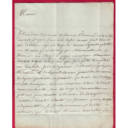 MARQUE PLOERMEL MORBIHAN LENAIN N°5 1781 POUR NANTES LETTRE COVER