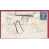 N°14 PC 1947 MEAUX SEINE ET MARNE TAXE TAMPON 4 POUR MONS BELGIQUE LETTRE COVER