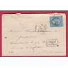 N°22 PARIS ETOILE 10 PETITE RUE DU BAC APRES LE DEPART POUR ST BRIEUC COTES DU NORD INDICE 18 LETTRE COVER