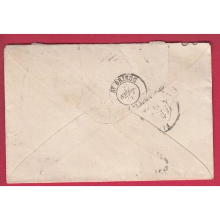 N°22 PARIS ETOILE 10 PETITE RUE DU BAC APRES LE DEPART POUR ST BRIEUC COTES DU NORD INDICE 18 LETTRE COVER