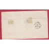 N°56 PAIRE PARIS ETOILE 26 GARE DE NORD POUR SUNDVALL SUEDE SWEDEN 1875 LETTRE COVER