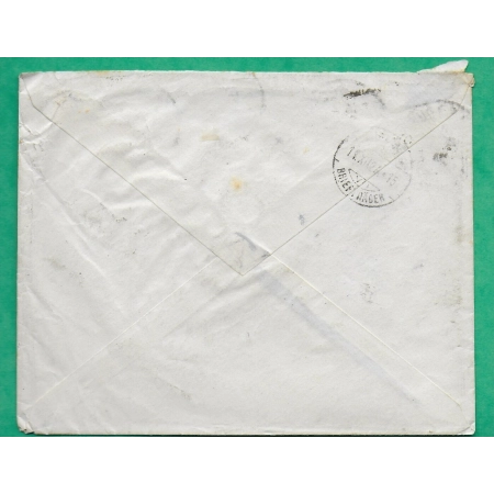 N°175 + 177 + 209 + 212 MIXTE PASEUR RONSARD ARTS DECO RECOMMANDE STRASBOURG POUR LUCERNE SUISSE 1924 COVER FRANCE
