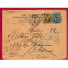 N°75 93 PARIS PL VENTADOUR RETOUR ENVOYEUR 3581 ST ETIENNE LOIRE RECOMMANDE LETTRE COVER
