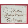 MARQUE DE LAVAUR TARN LENAIN N°3 INDICE 11 1789 POUR ST CHAMOND LETTRE COVER