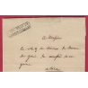 MARQUE ENCADREE CDT CHEF DE L'ARMEE ITALIE MILAN 1809 SIGNE LE GENERAL CHARPENTIER COMTE EMPIRE MILANO ITALIA LETTRE