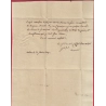 MARQUE ENCADREE CDT CHEF DE L'ARMEE ITALIE MILAN 1809 SIGNE LE GENERAL CHARPENTIER COMTE EMPIRE MILANO ITALIA LETTRE