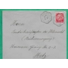 TIMBRE HILDENBURG OBLITERATION NIDERVILLER MOSELLE ALSACE LORRAINE 1940 LETTRE COVER FRANCE