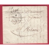 CURSIVE GRATTEE 62 RANDAN PUY DE DOME T13 AIGUEPERSE PUR RIOM 1830 INDICE 11 LETTRE COVER