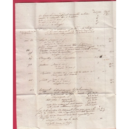 CAD TYPE 13 FONTENAY LE COMTE VENDEE TAXE LOCALE 1 POUR FONTENAY LE COMTE 1836 LETTRE COVER