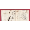 CAD TYPE 13 MARINGUES PUY DE DOME BOITE RURALE C CHARNAT 1849 POUR LEZOUX LETTRE COVER