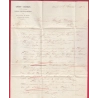 N°57 BANDE DE 3 PARIS ETOILE 1 PL DE LA BOURSE POUR VIENNE WIEN AUTRICHE AUSTRIA 1874 SIGNE BRUN LETTRE COVER