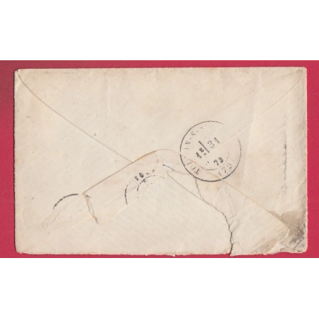 N°60 GC 4571 ST SIMEON DE BRESSIEUX ISERE CAD TYPE 24 POUR TOULON SUR ARROUX SAONE ET LOIRE LETTRE COVER